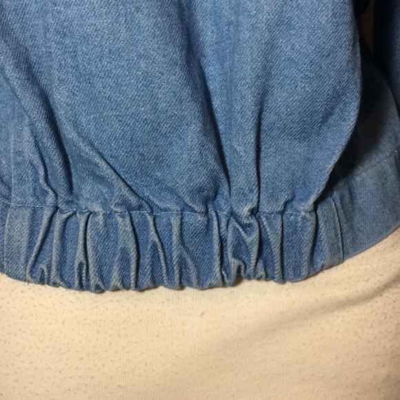 Women’s Vintage denim jacket leopard spots size M - Picture 6 of 8